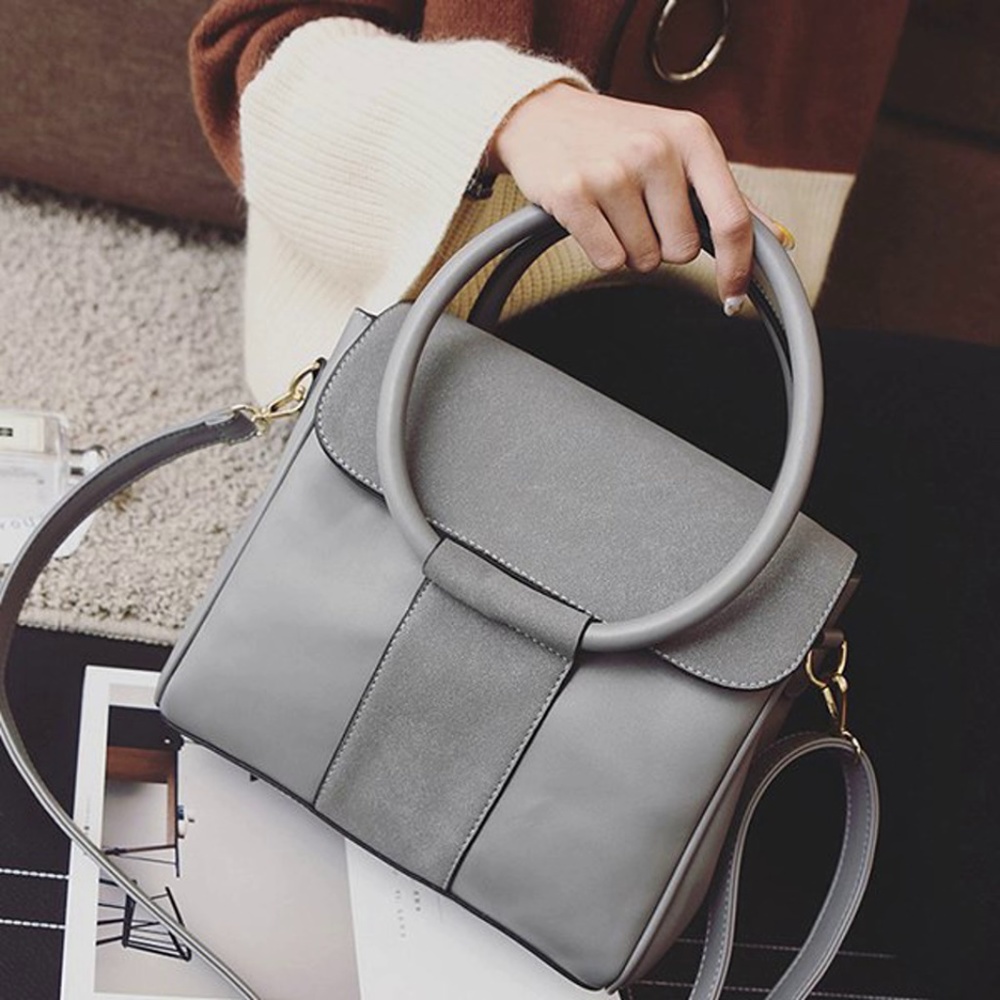 Gray Crossbody Hand bag